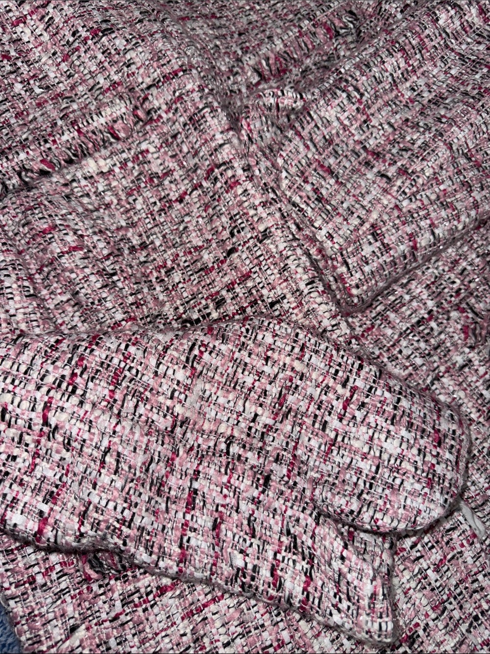 White House Black Market Collarless Tweed Jacket - Picture 6 of 9